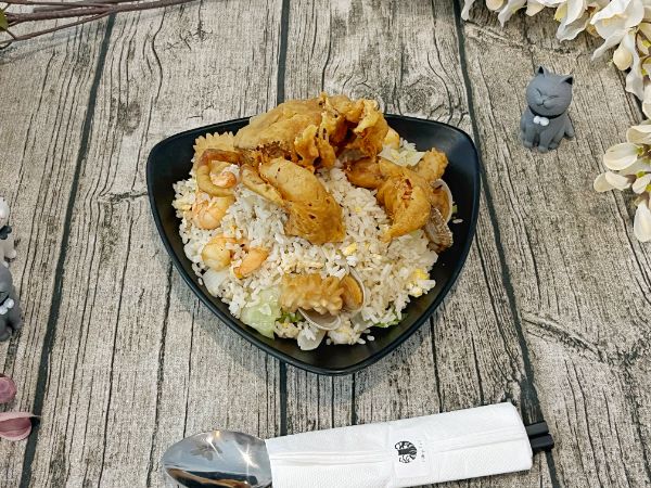 SoftShell Crab Seafood Fried Rice