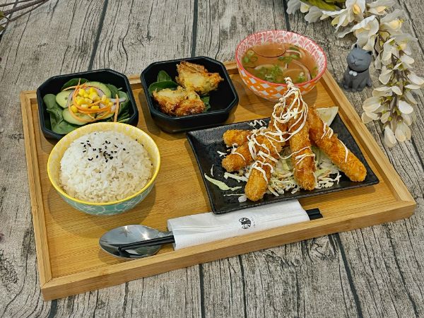Tempura Prawn Rice Set