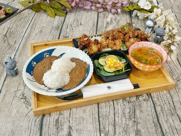 Karaage Chicken Curry Rice Set